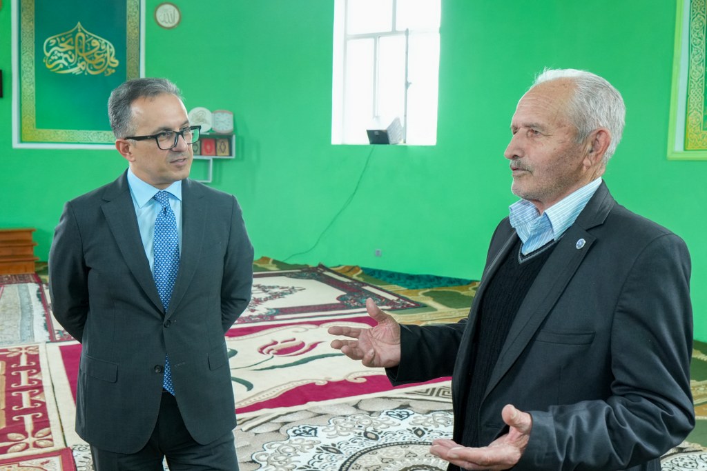 Dövlət Komitəsinin sədri Qusar rayonunda məscidlərin fəaliyyəti ilə tanış olub - Image 5