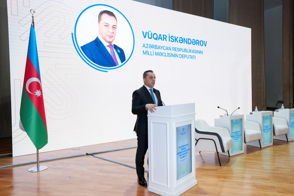 Şəkidə “Heydər Əliyev irsində Azərbaycançılıq və milli-mənəvi dəyərlər” mövzusunda regional konfrans keçirilir - Image 16