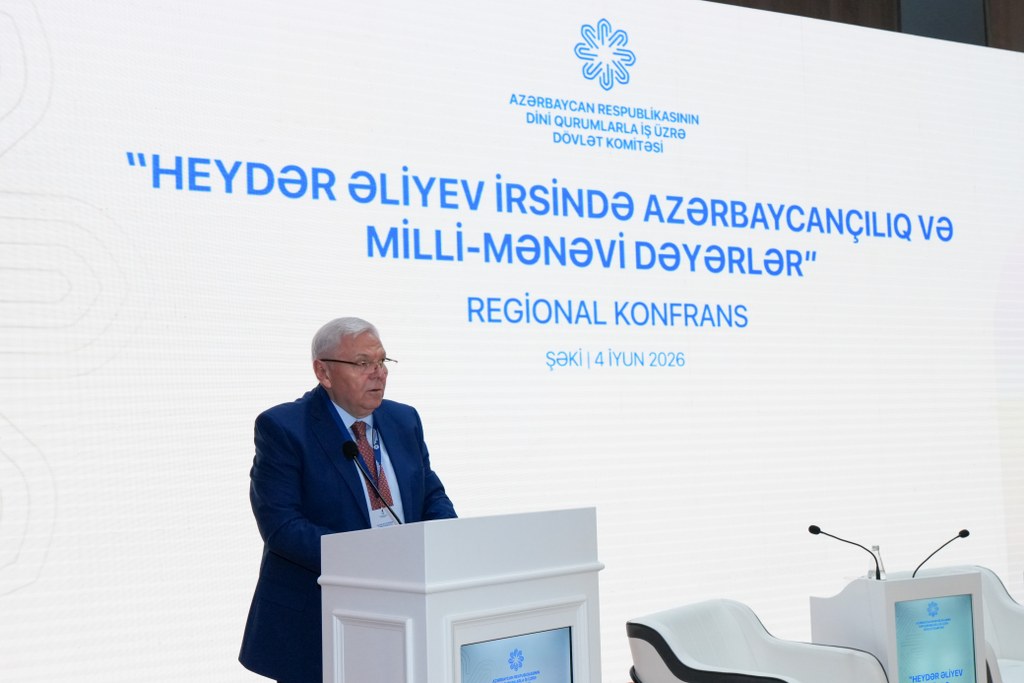 Şəkidə “Heydər Əliyev irsində Azərbaycançılıq və milli-mənəvi dəyərlər” mövzusunda regional konfrans keçirilir - Image 9